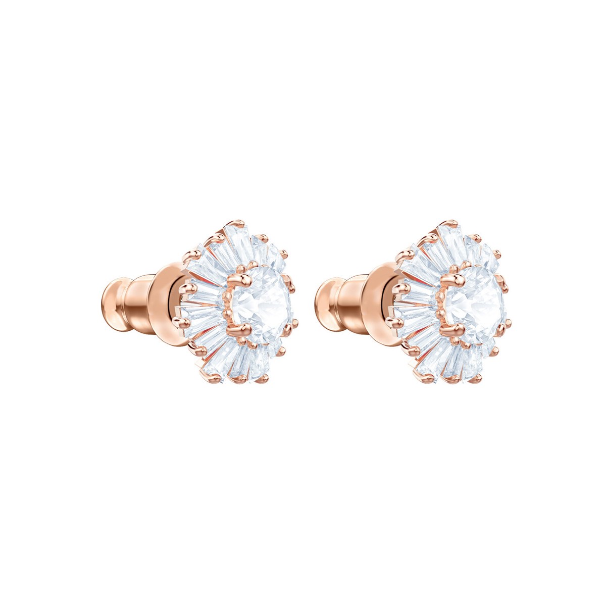 Boucles d'oreilles Swarovski Sunshine rosées