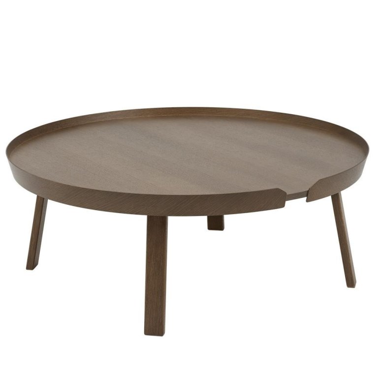 Muuto Around Coffee salontafel XL 95 stained dark brown
