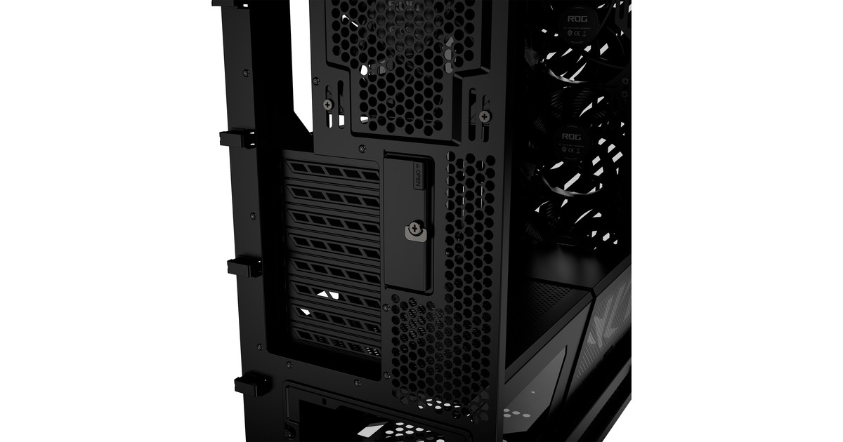ASUSROG STRIX HELIOS II GX601S midi tower behuizing  (Zwart | 4x USB-A | 2x USB-C | RGB | Tempered Glass)