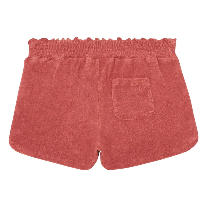 SMALLABLE BASICS Short Fille Eponge Bio | Terracotta