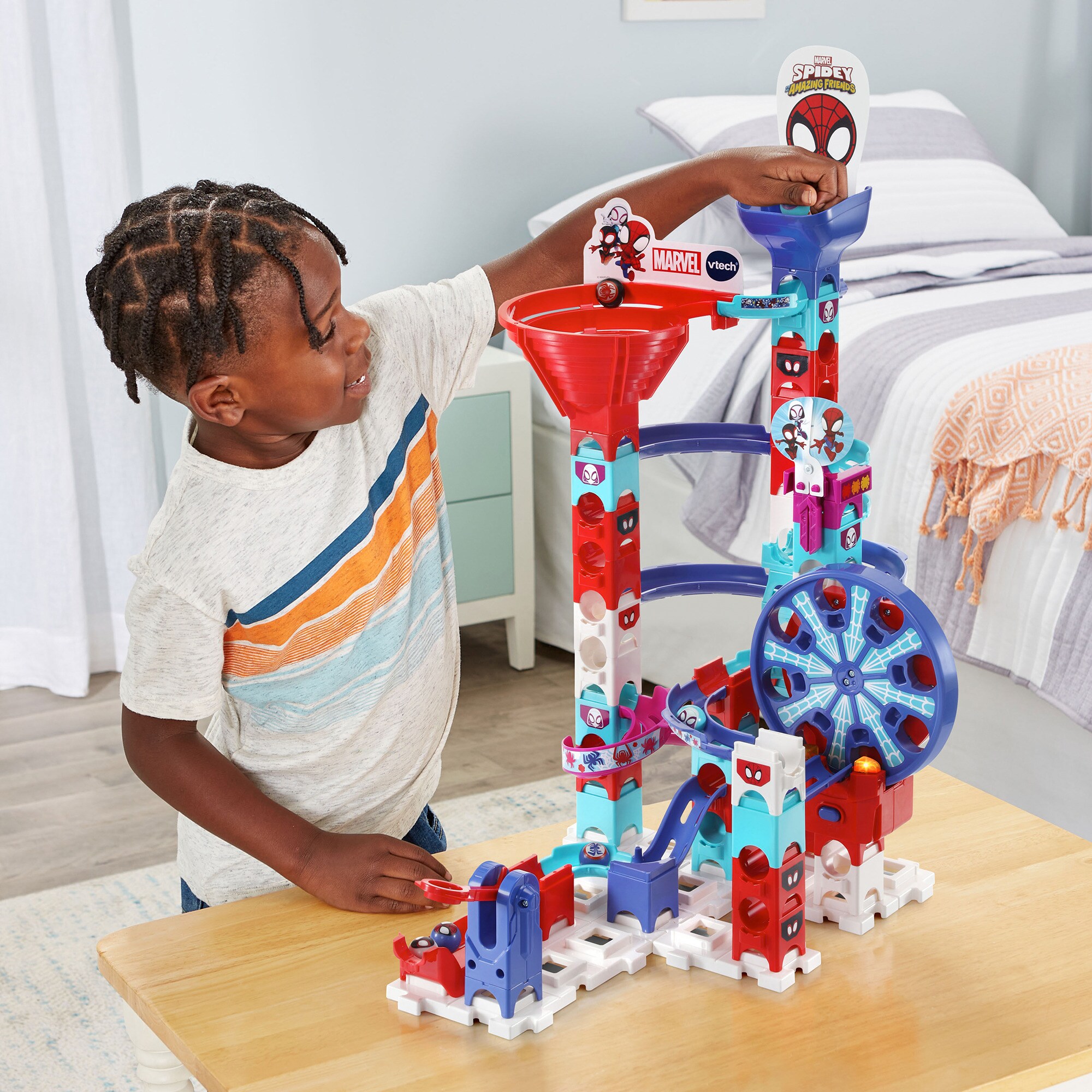 Vtech Bahn Marble Rush - Spidey Super Spin Challenge SP300E