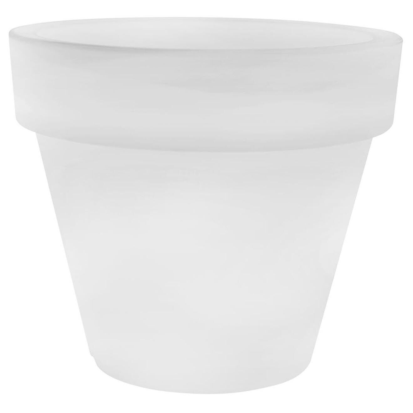 Serralunga Pot Bordato Liscio blanc - D.110x100 cm