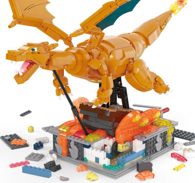 Mega Pokémon Byggesett Motion Charizard 1664 Brikker