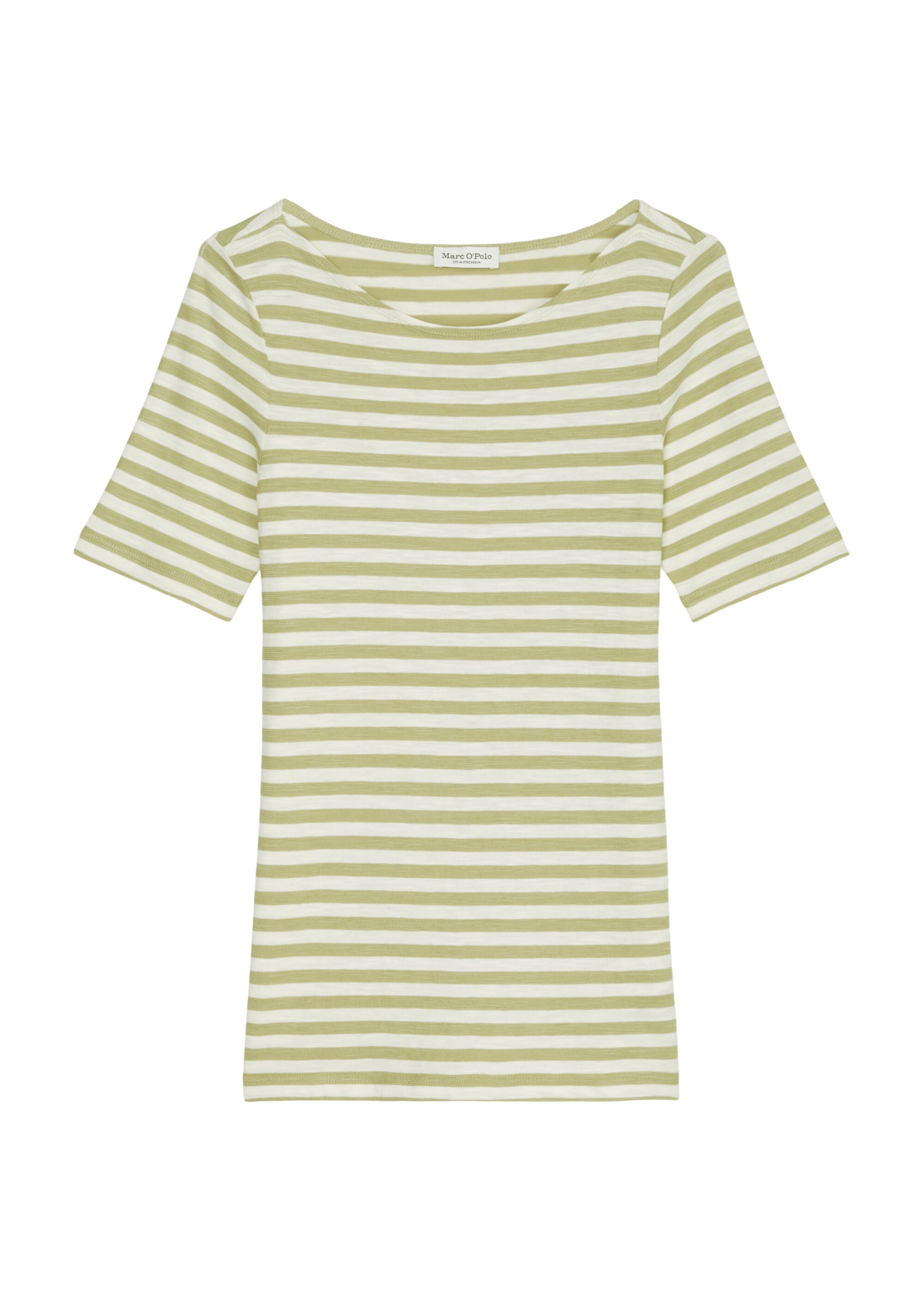 Gestreiftes T-Shirt slim aus Organic Cotton-Jersey