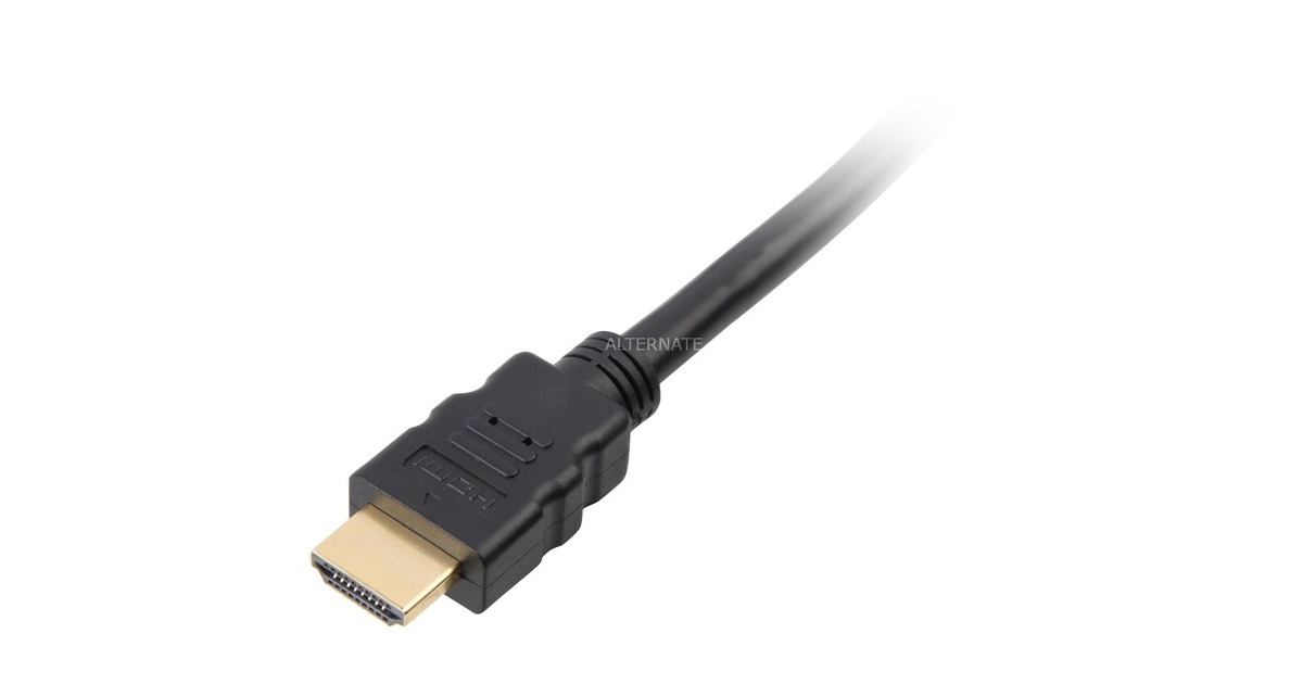 SharkoonHDMI > DVI-D (24+1) kabel  (Zwart, 1 meter)