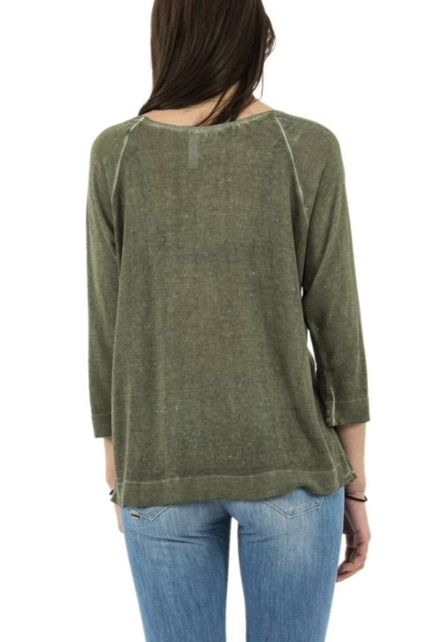 pull léger guess jeans w92r82 clohe vert
