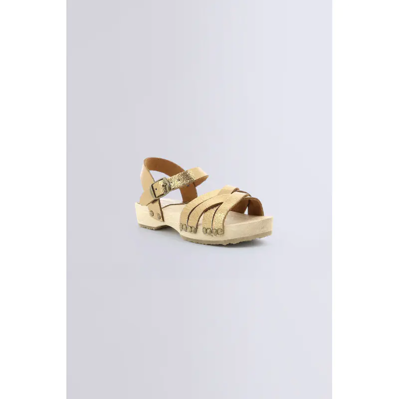 SOLAR VIEIL OR SANDALES Cuir Fille