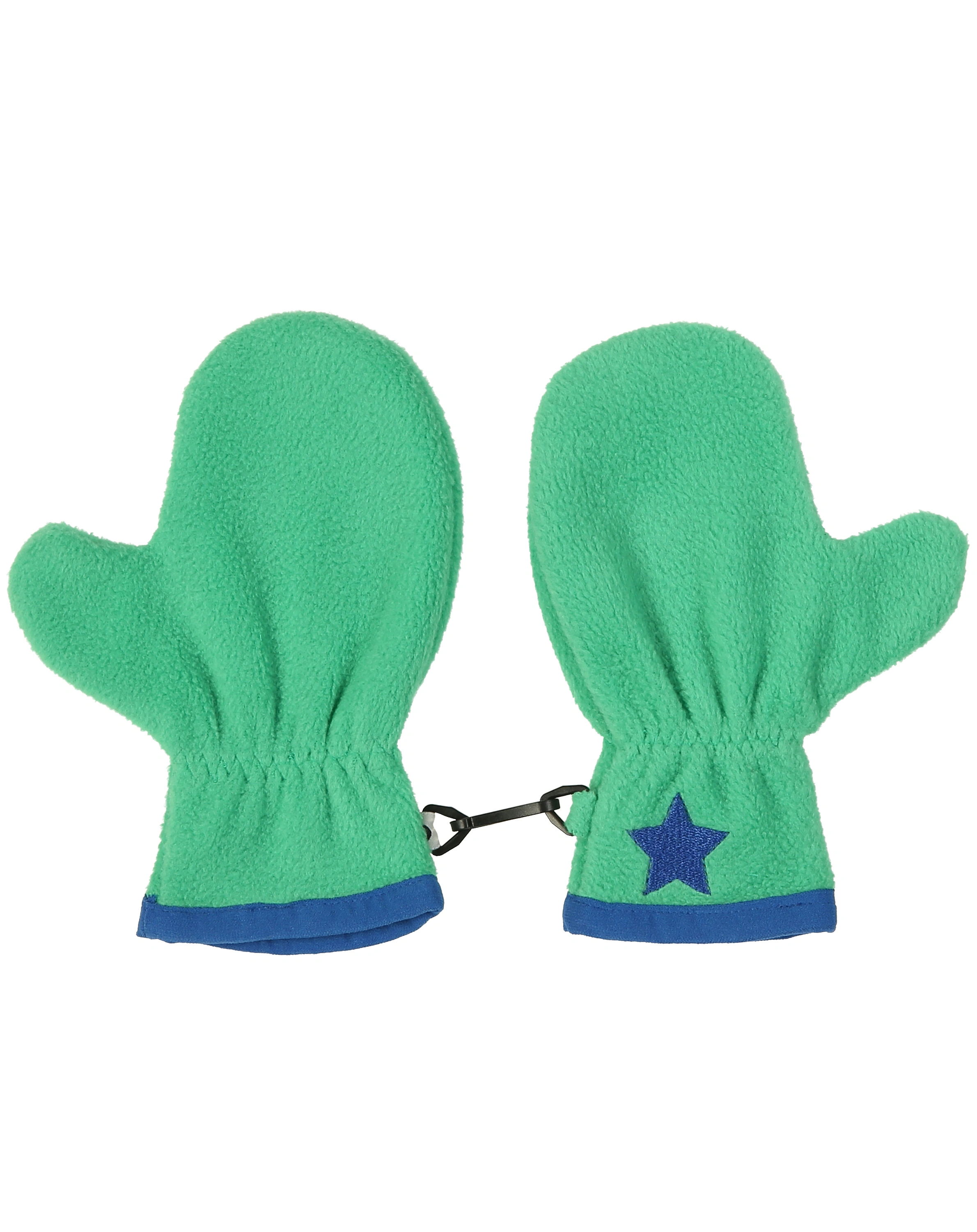 Fleece-Handschuhe STERNCHEN 2er-Pack in dunkelblau/grün