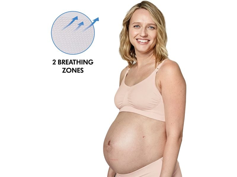 MEDELA Still-BH Keep Cool Beige Gr. L Atmungsaktiver Schwangerschafts- und Still-BH