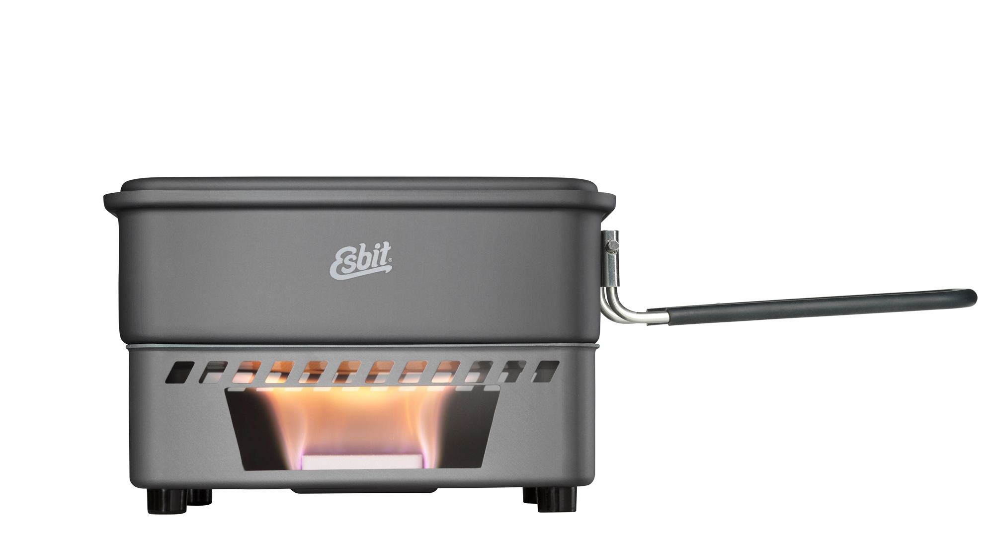 Esbit CS1100HA Trockenbrennstoff Aluminium Kochset 1,1 Liter