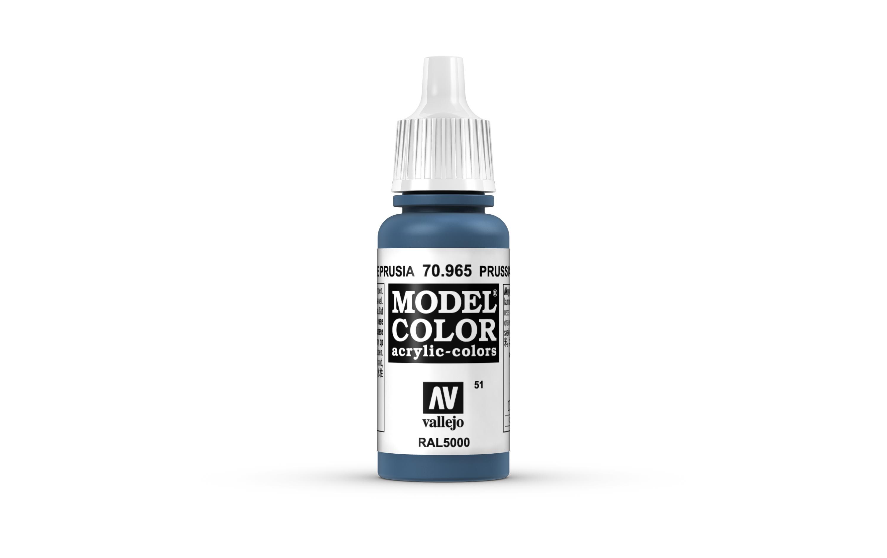 Acrylfarbe Matt, Prussian Blau 17 mlModel Color Prussian Blue
