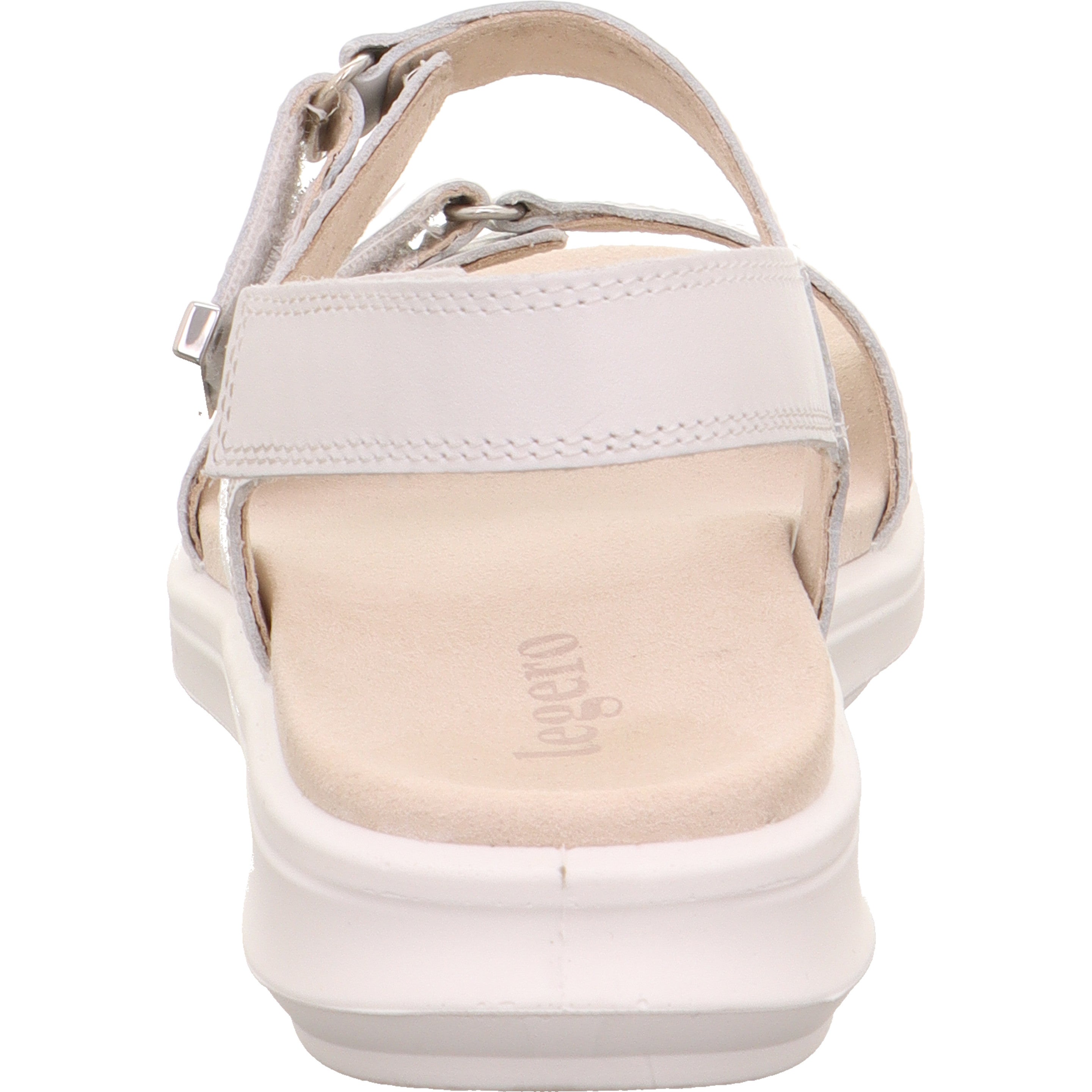 legero ELLA Damen  Sandale mit Klettverschluss - Farbe: Offwhite - Größe: 37