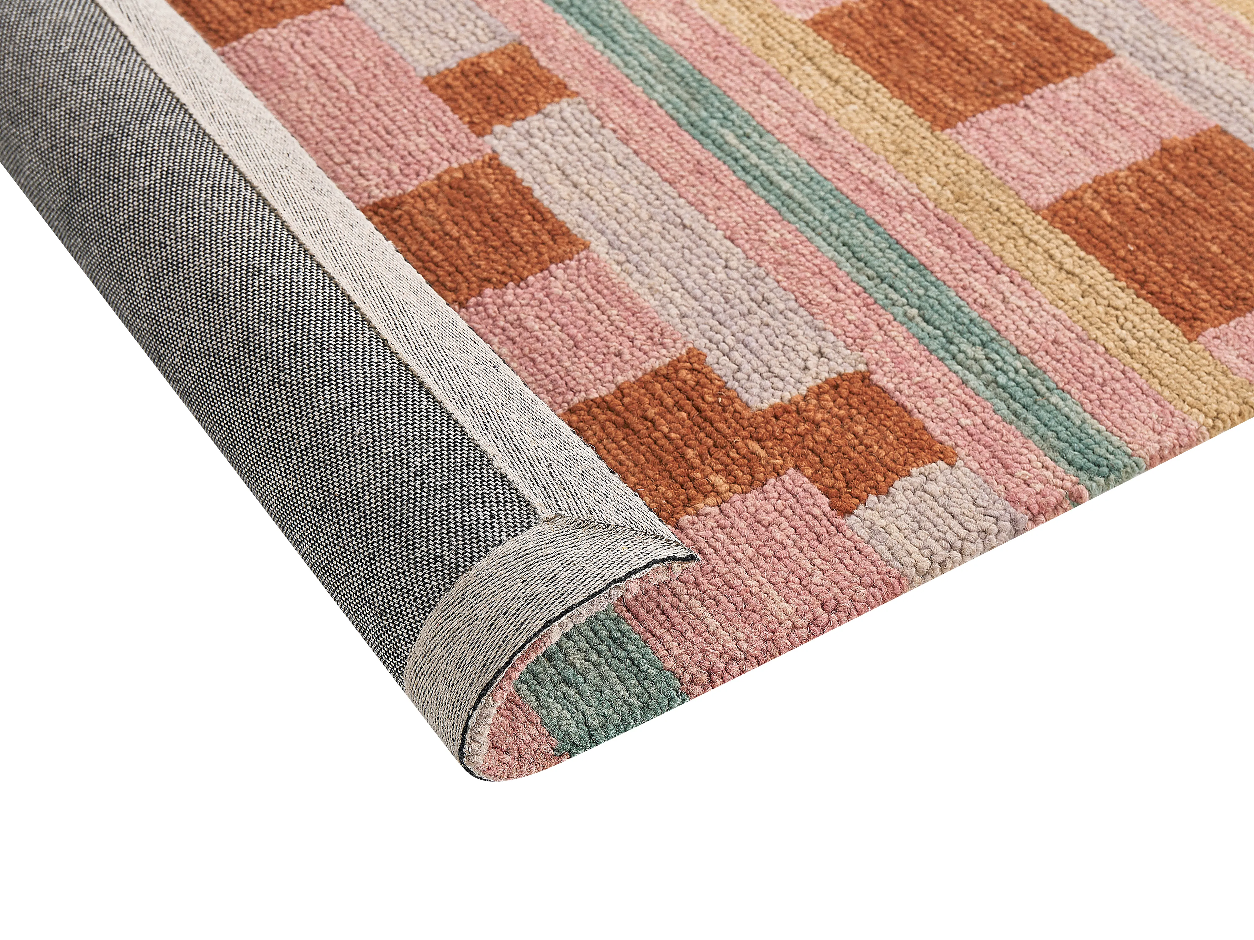 Vloerkleed YOMRA Meerkleurig 200 x 200 cm Wol