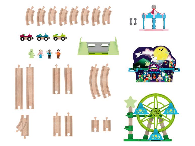 Houten treinset