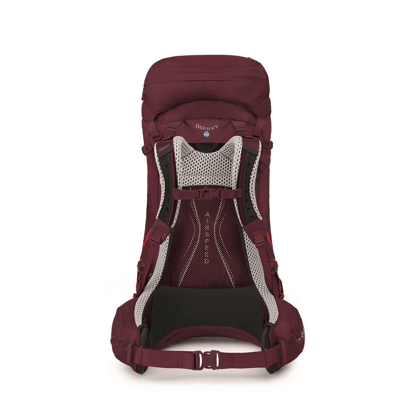 Osprey backpack Aura AG LT 50L WXS/S donkerrood