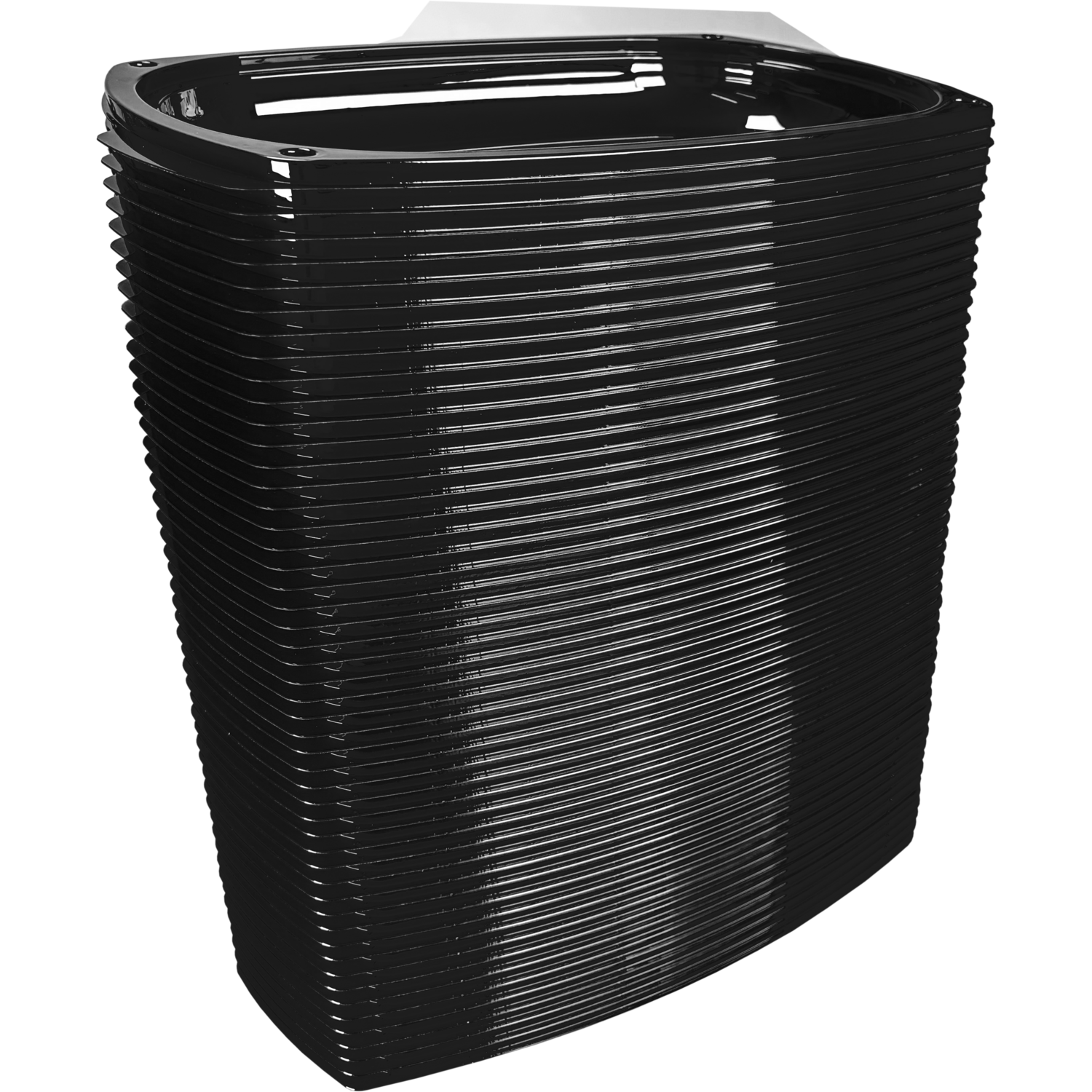Schaal, cateringschaal, gerecycled PET, 295x190x zwart