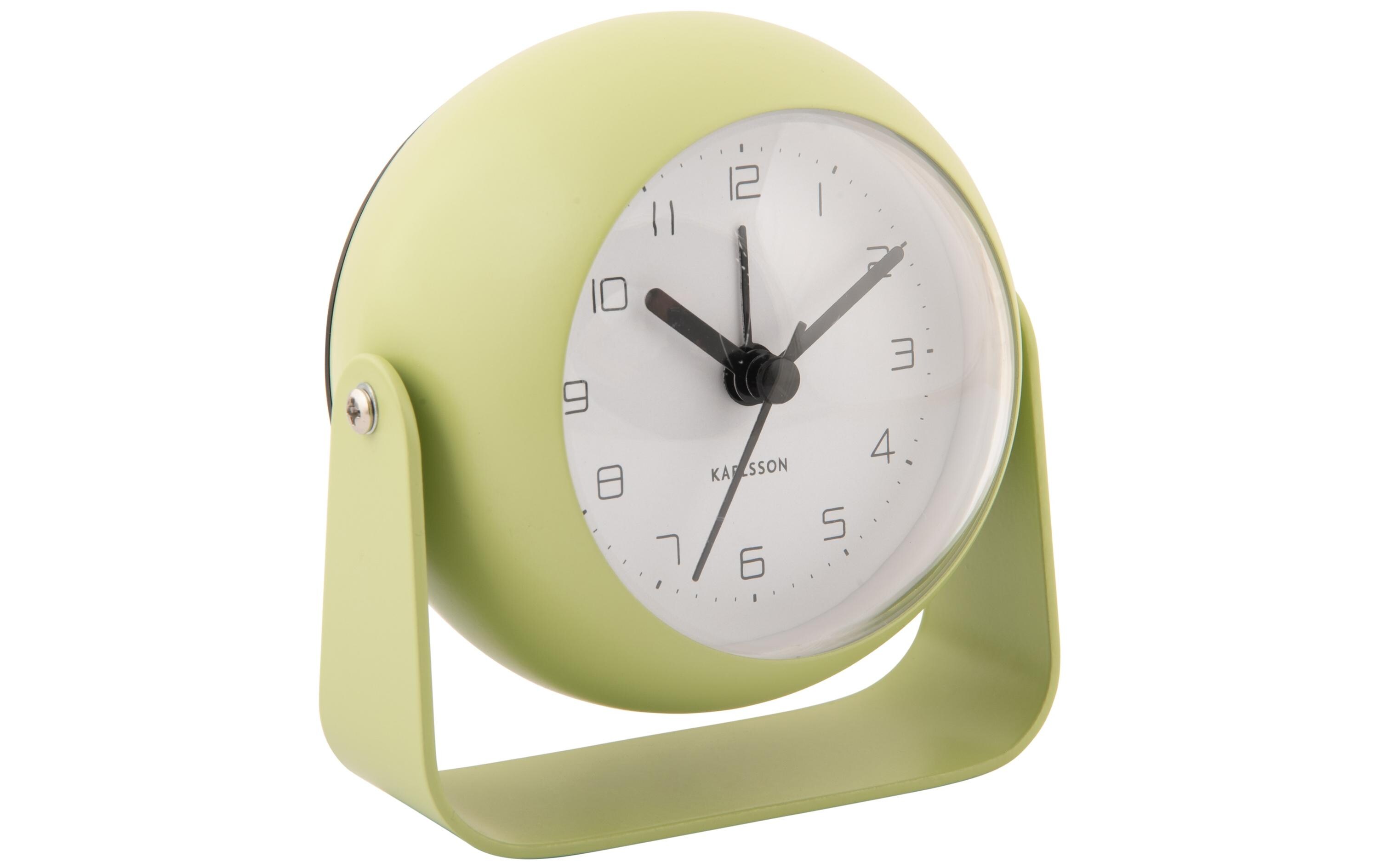Klassischer Wecker Bunky Matcha greenWecker aus Eisen