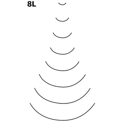 KIRSCHEN Hohlbeitel Stich 8L tief