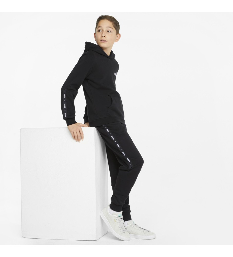 Moletom preto Puma Essential Tape