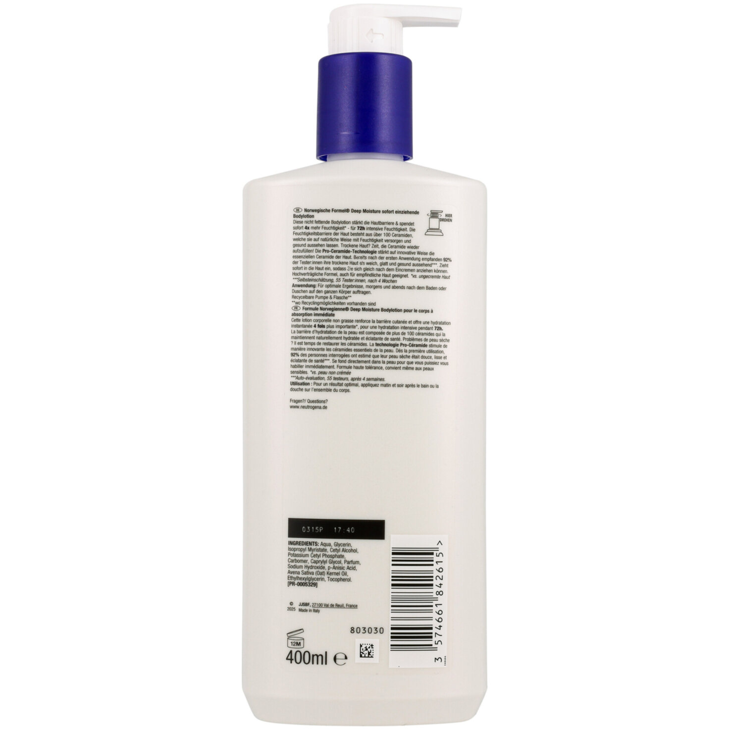 Neutrogena Deep Moisture Bodylotion
