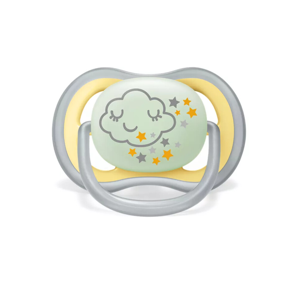 Philips Avent Fopspeen Ultra Air Nighttime 18+ mnd Glow in the Dark2 stuks