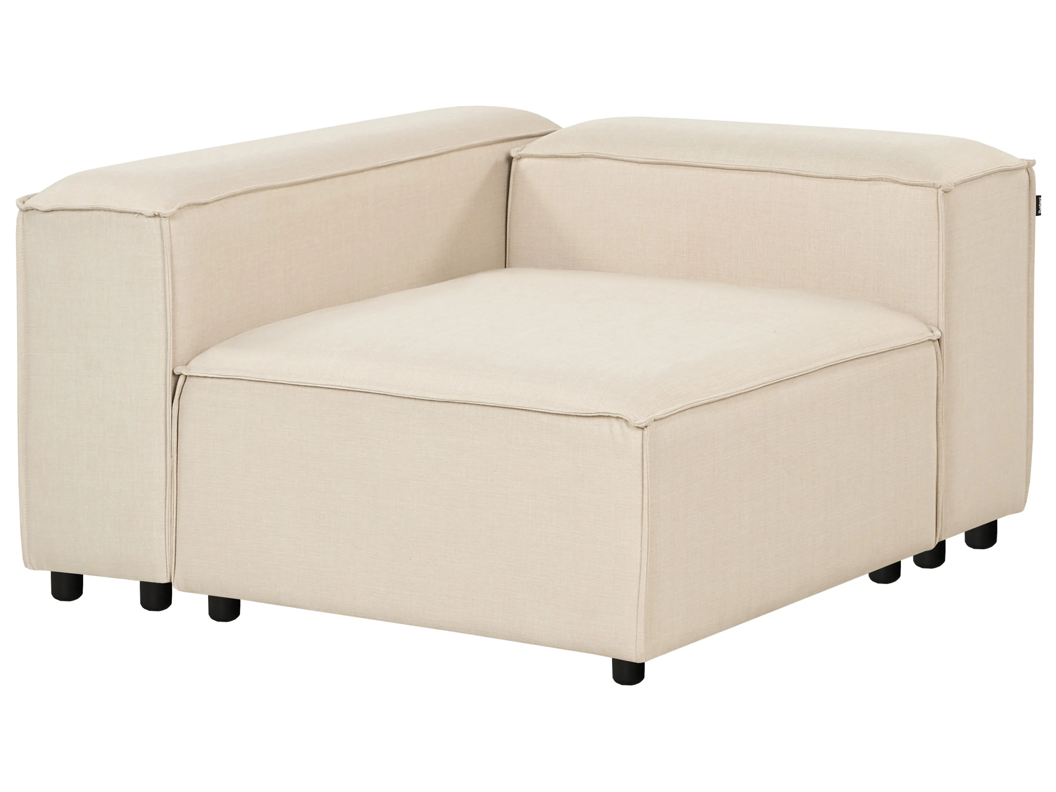 Hoekmodule ARDAL Stof Beige rechtszijdig