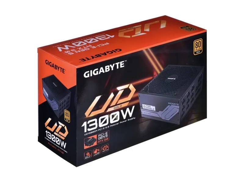 Strømforsyning Gigabyte GP-UD1300GM PG5 1300W 140 80 Gold