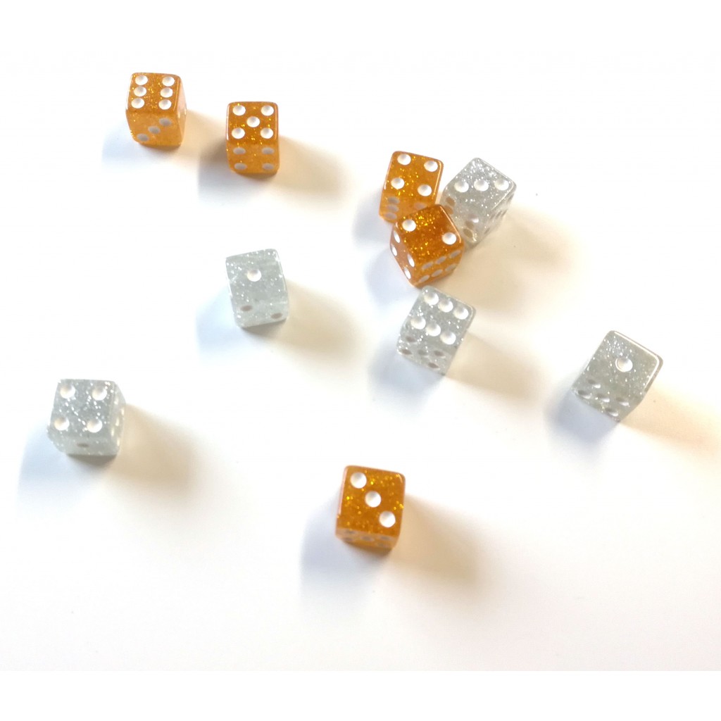Tumblin Dice - Dés Or Argent