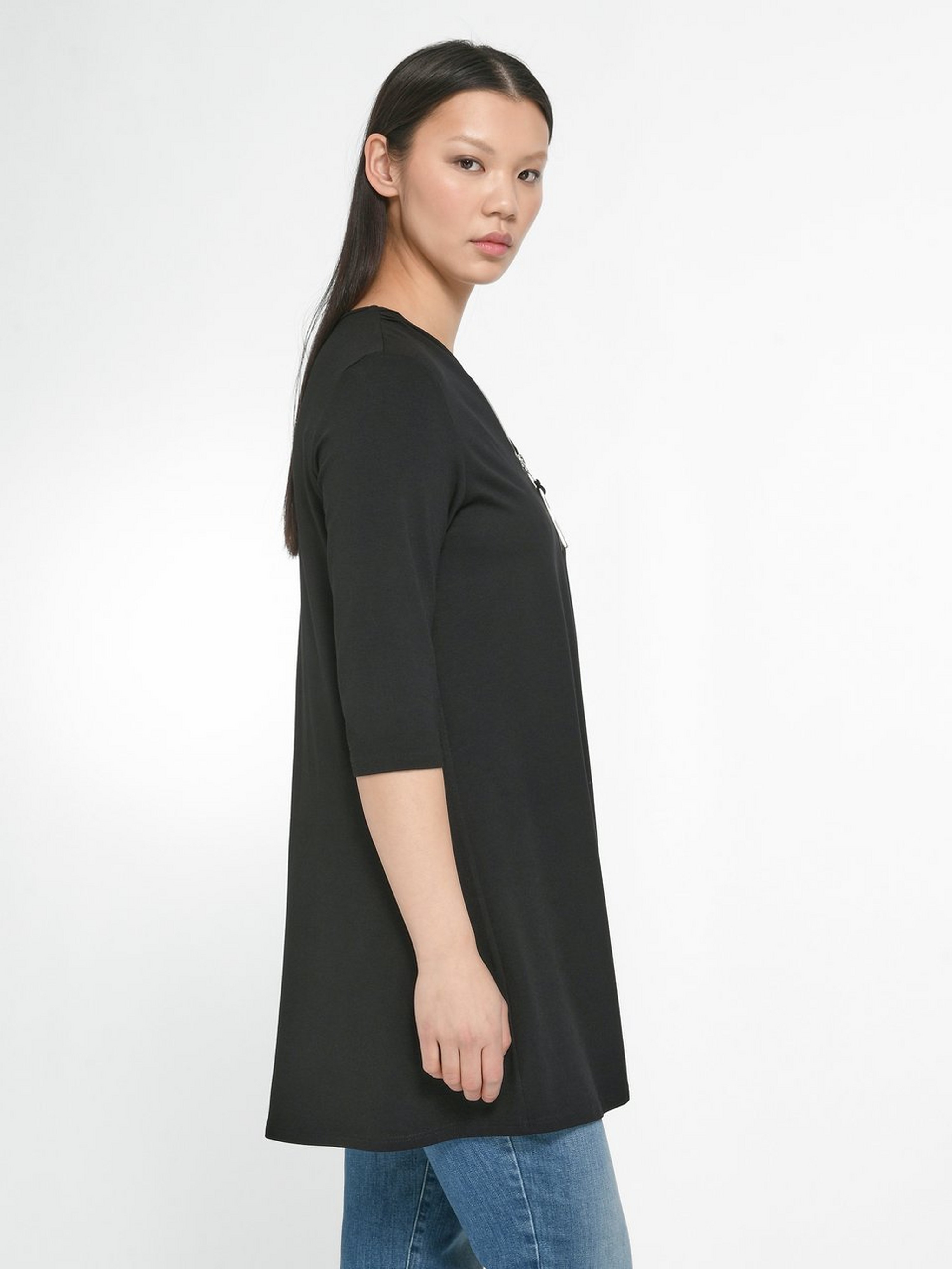 Long-Shirt mit 3/4-Arm