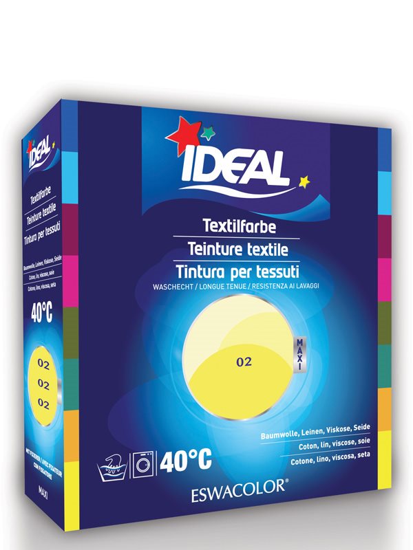 IDEAL MAXI Baumwolle Color<br>1 Stück, No02 citron