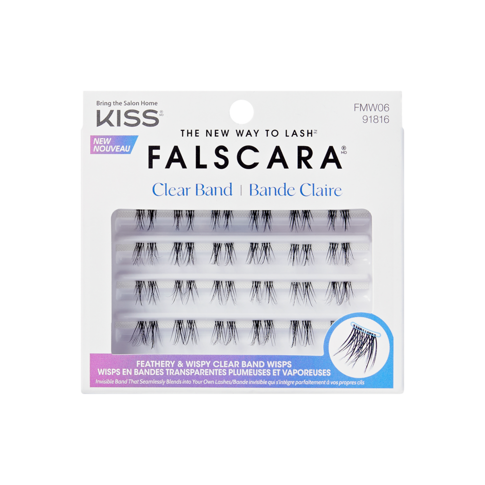 KISS Falscara Multipack Clear Band