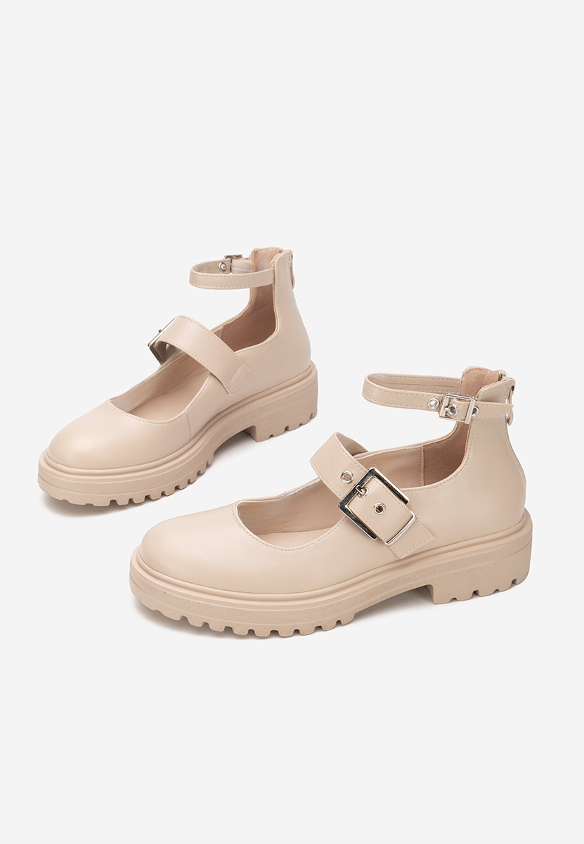 Chaussures casual femme beige Malvina