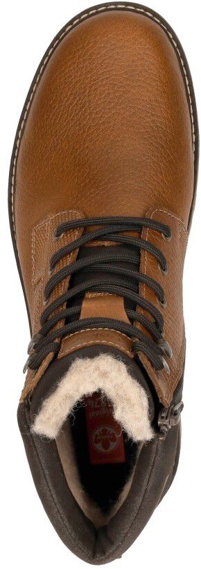 Rieker Veterschoenen Hoog cognac