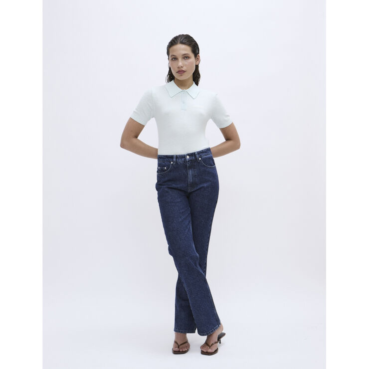 2NDDAY 2ND Jean - Soft Wool Blend Soothing sea