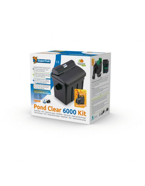 Superfish Pondclear Vijverfilter Kit - Filters - 7 Watt 6000 Uv-C