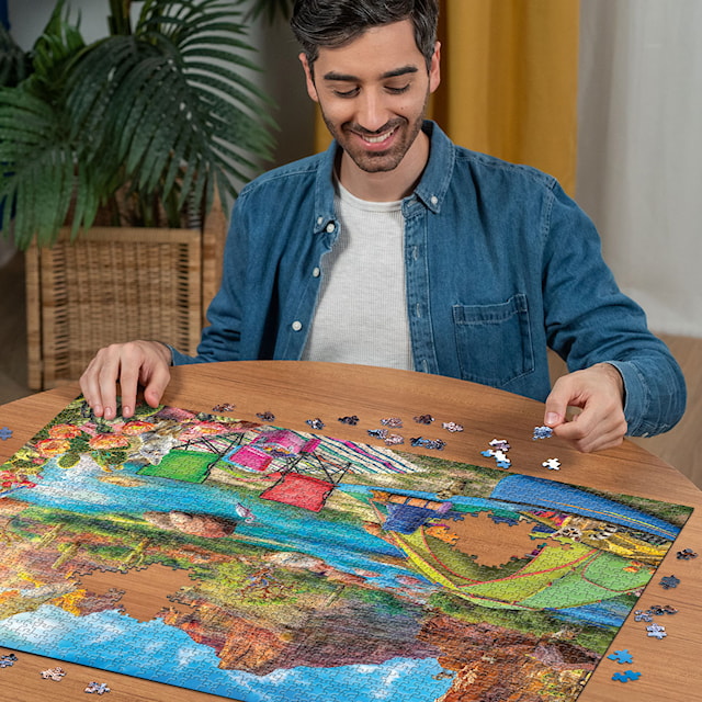 Puslespill Canyon Camping 1500 brikker, Ravensburger