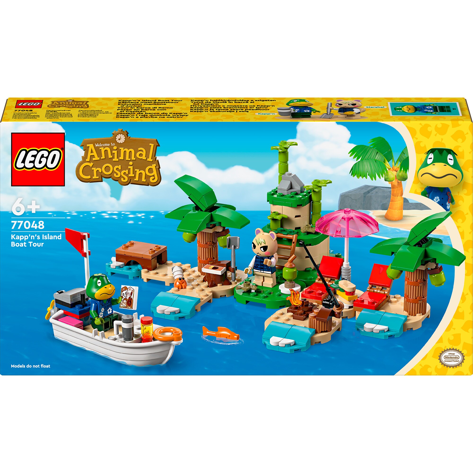 LEGO Konstruktionsspielzeug Animal Crossing Käptens Insel-Bootstour