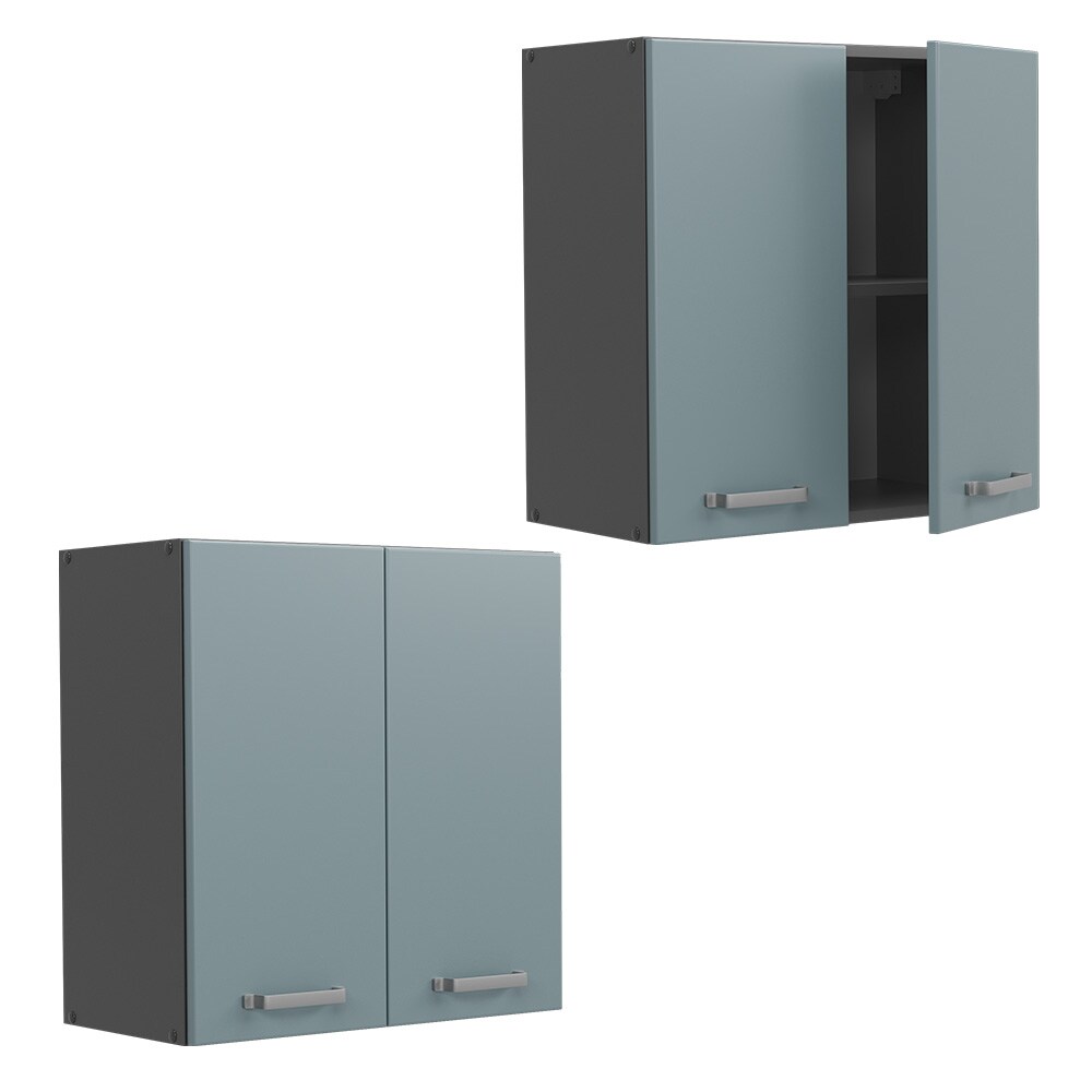 Vicco Hängeschrank Küchenschrank R-Line Solid Anthrazit Blau Grau 60 cm modern