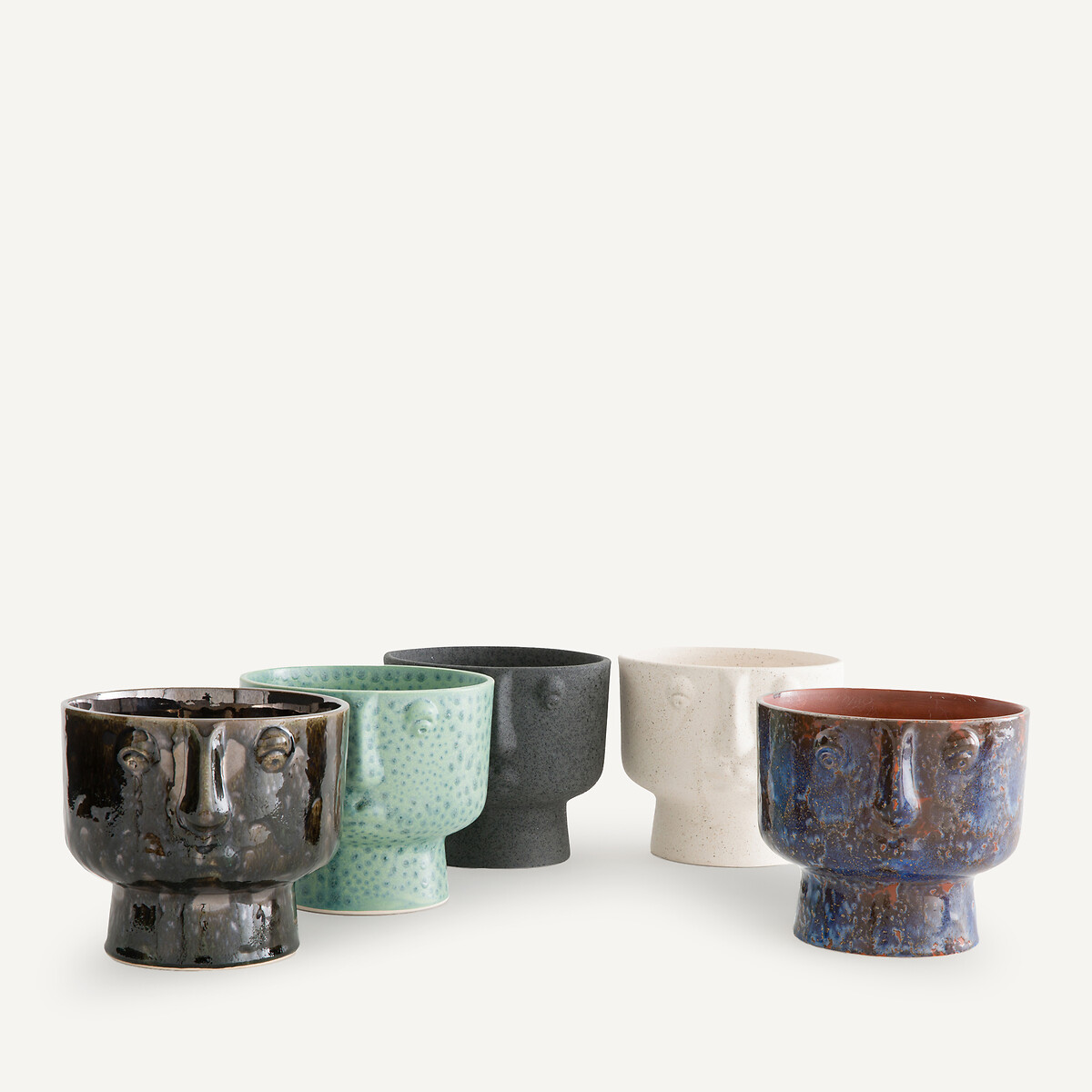 AM.PM<br>Vaso de cerâmica esmaltada, 15 cm de altura, Lesego