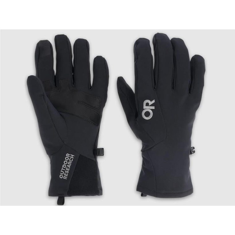 Outdoor Research Men'S Sureshot Softshell Gloves Black
