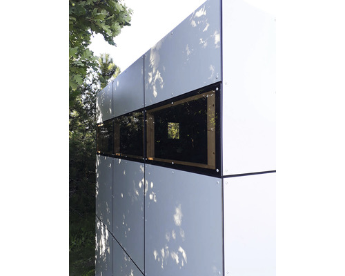 Tuinhuis Bertilo Design HPL 2 345 x 236 cm grijs-antraciet