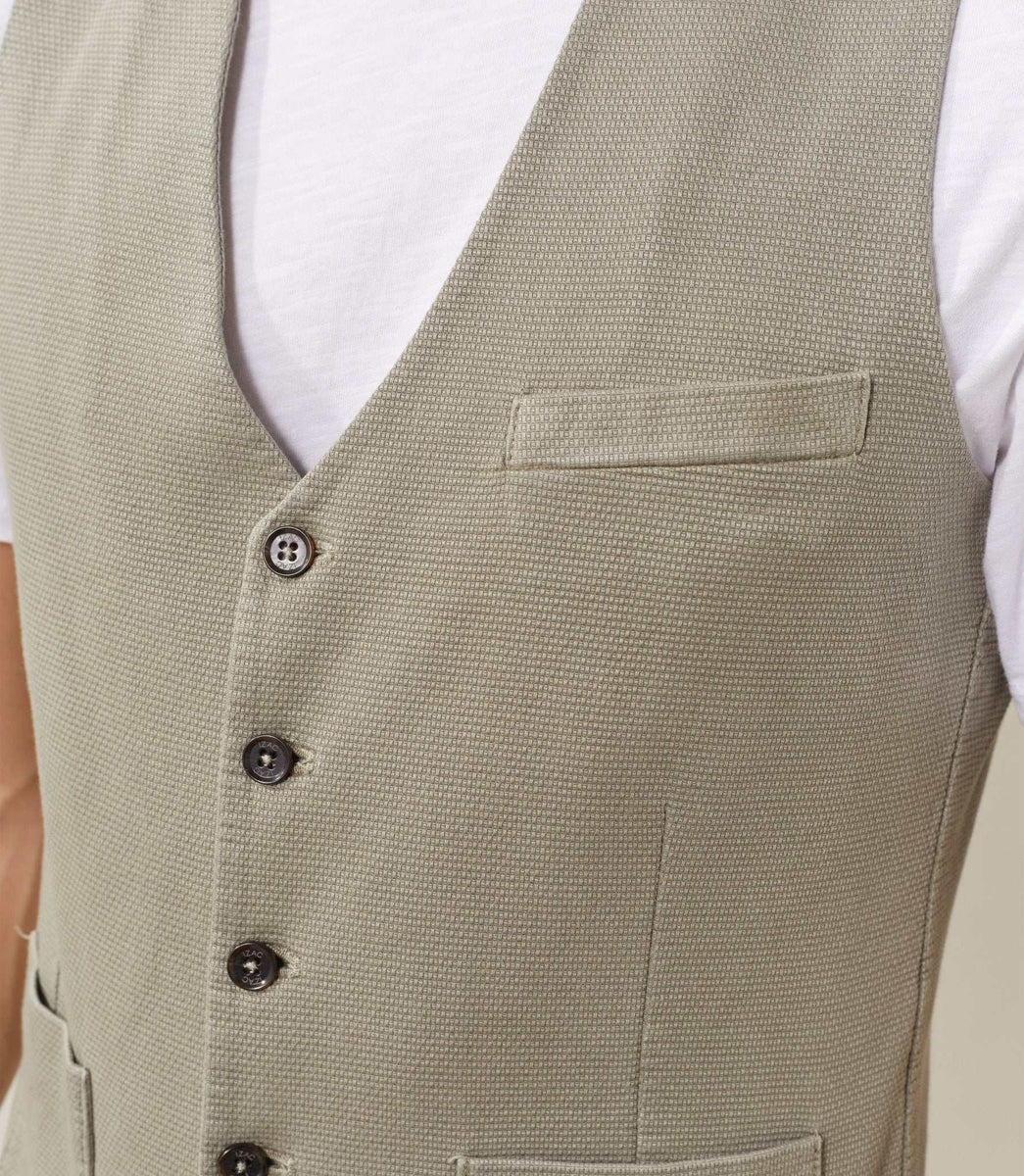 Gilet casual kaki 