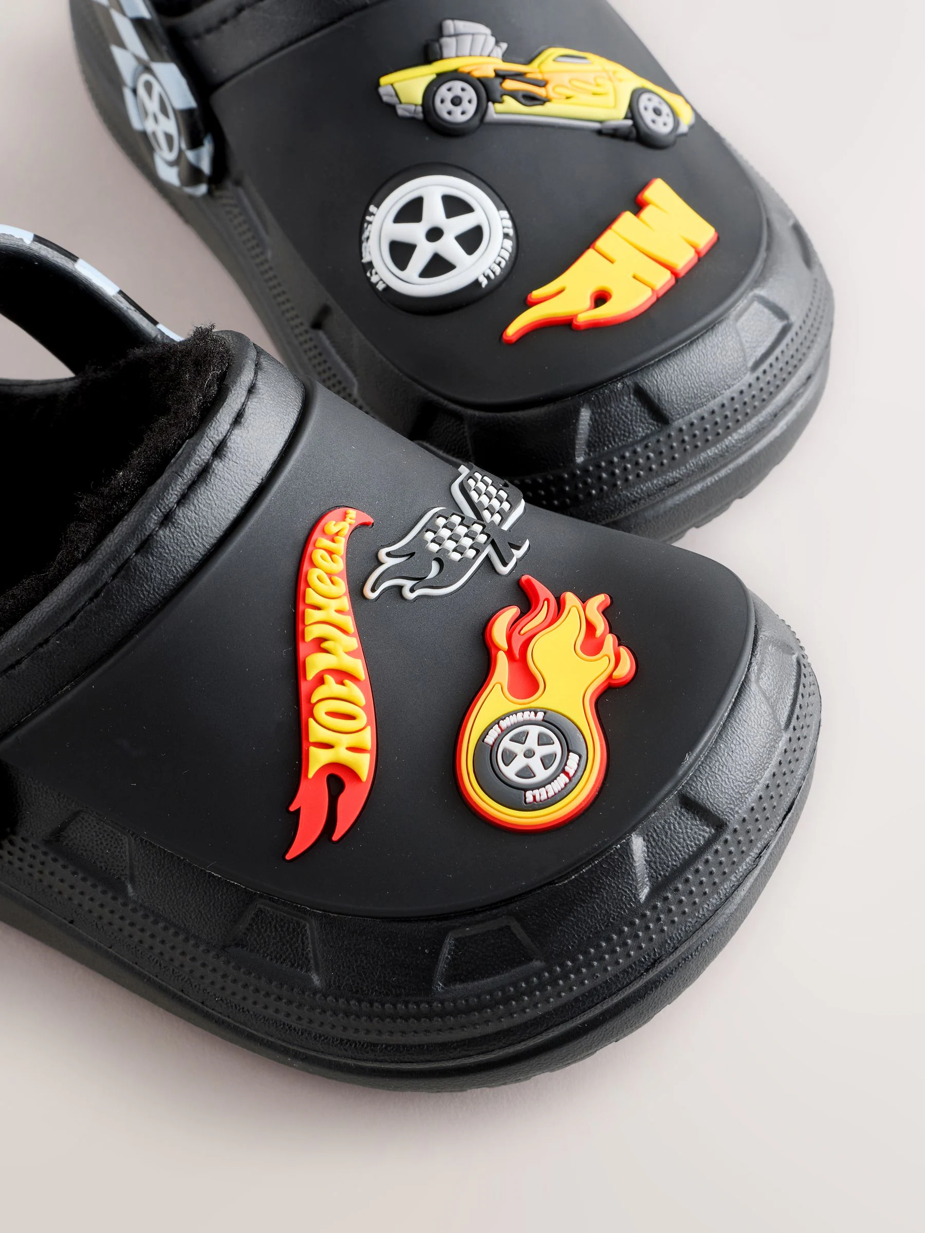 Zwart - Hot Wheels Slipper Clogs