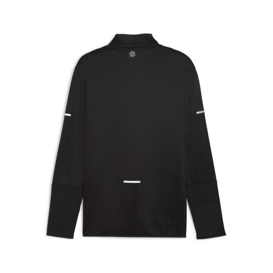 PUMA Maillot d'Entraînement individualWINTERIZED Fermeture Éclair 1/4 - Noir