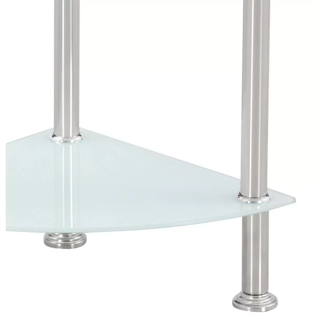 Eckregal Glare weiss,silber