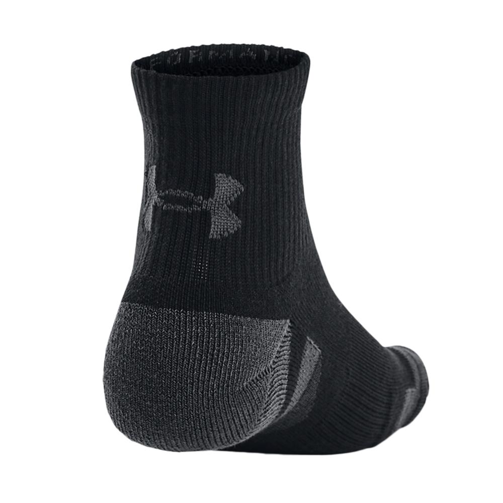 Under Armour x3 Paires de Chaussettes Noires Homme Under Armour Performance Tech