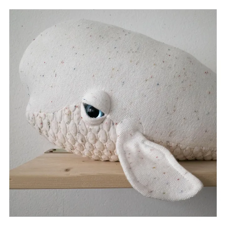 Bigstuffed Peluche géante beluga Albino 55 cm | Blanc