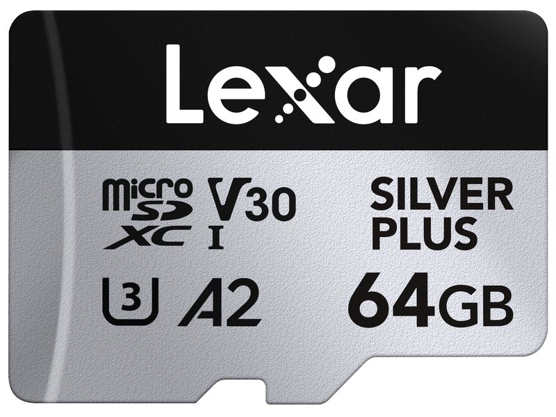 Lexar microSDXC-Karte Professional Silver Plus 64 GB Professionelle MicroSDXC UHS-I-Karte