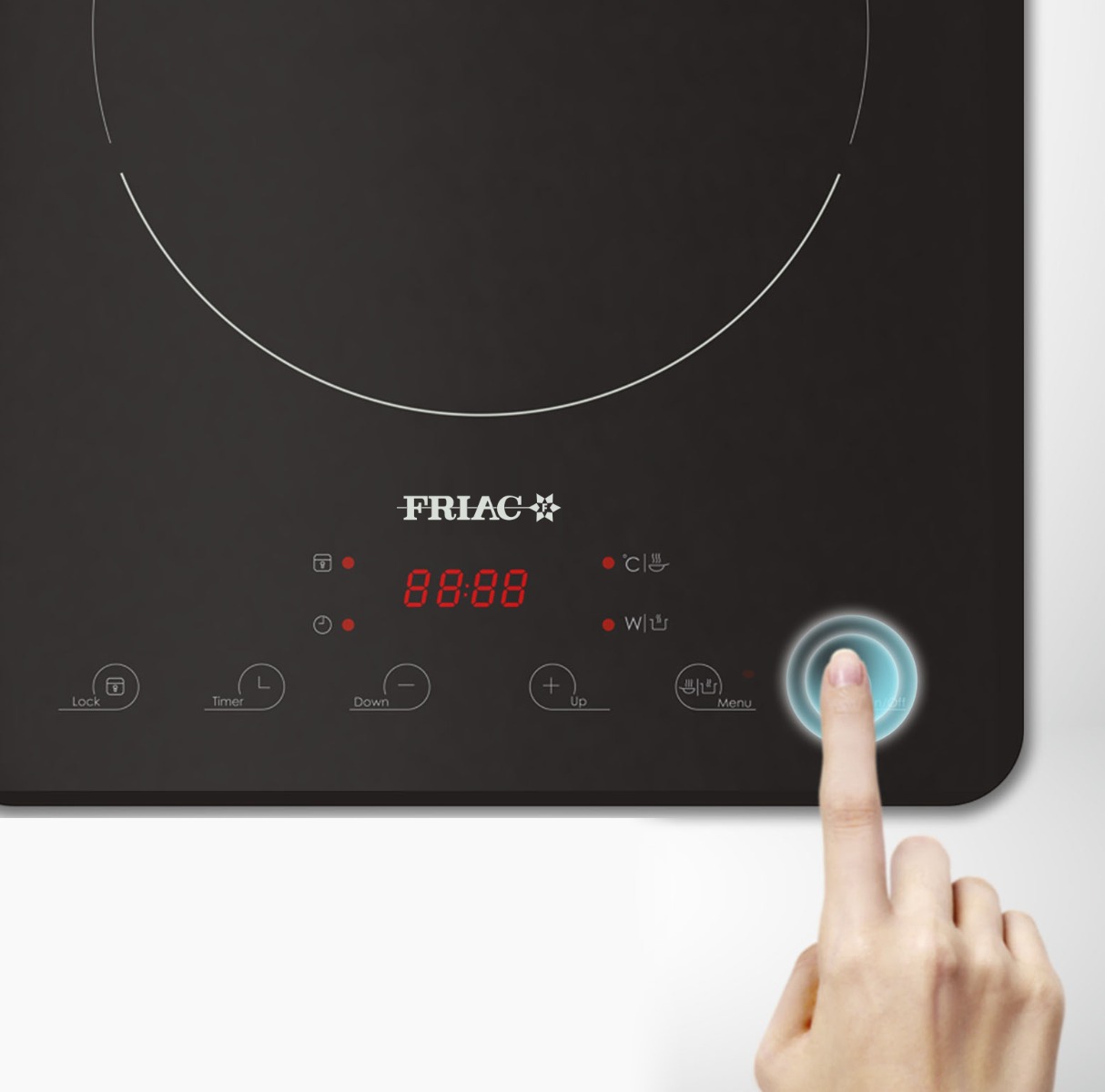 Friac Opzet inductiekookplaat 1 kookzone IK1010