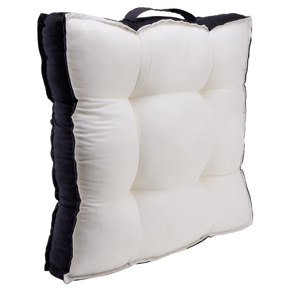 Coussin de sol motif tropical ou uni 50x50cm